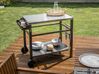 Metal Garden Serving Trolley Black SPIAZZI_931769