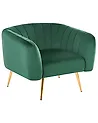Armchair LACONIA Velvet Dark Green