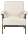 Fauteuil en tissu beige EVJE_927176