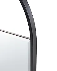 Wall Mirror VALLERY 40 cm 120 cm Metal Black_915549