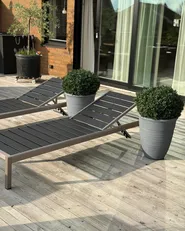 Zestaw 2 donic KATALIMA 43 cm Szary_983632