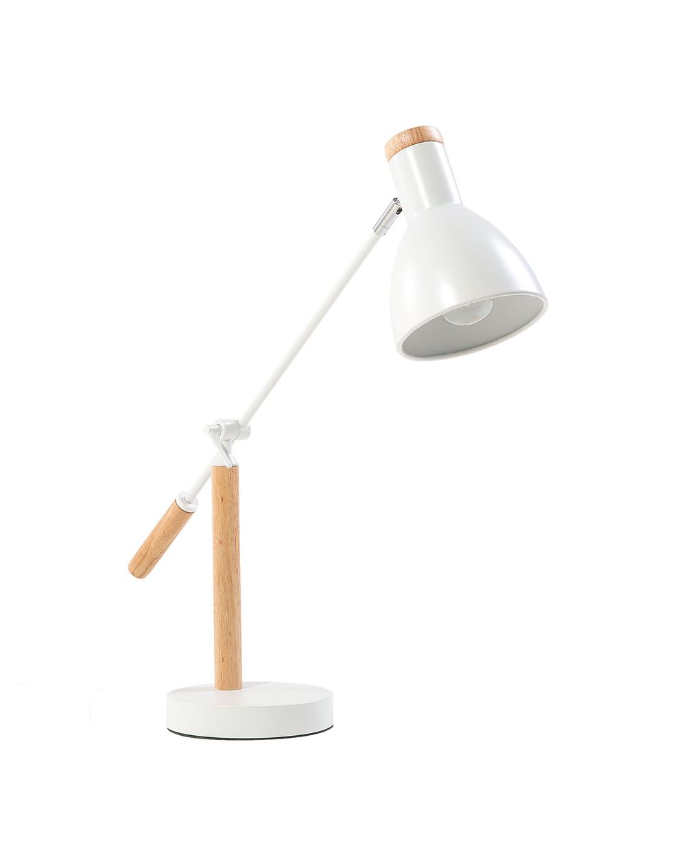 Lampe de bureau PECKOS Réglable Métal Blanc