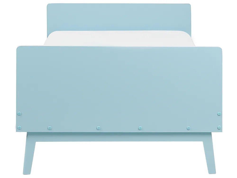 Bed Pine Wood BONNAC 90 x 200 cm (EU Single) Light Blue_913296