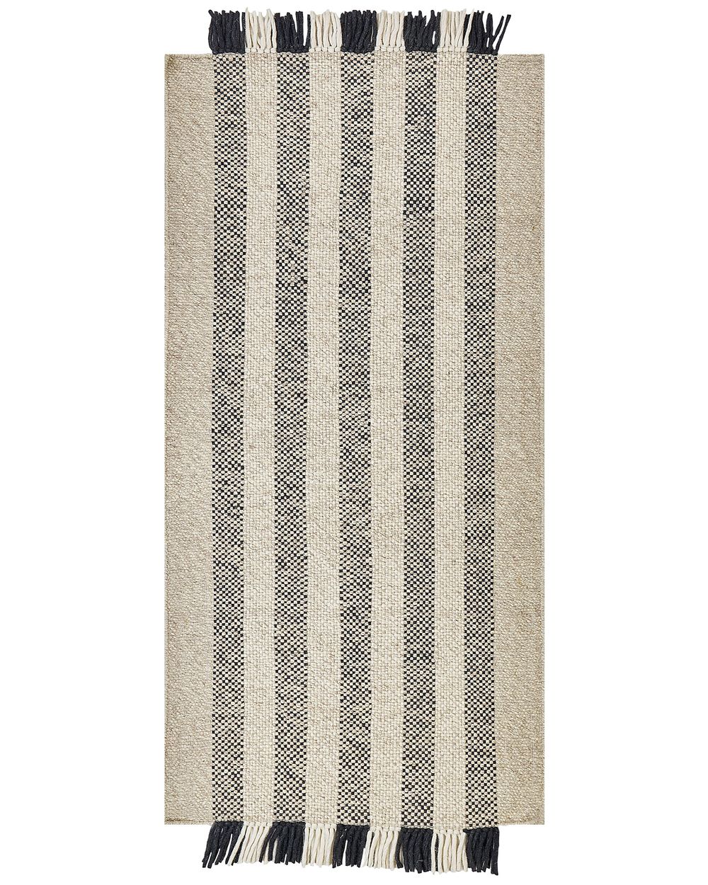 Tappeto TACETTIN Bianco 80 x 150 cm Lana