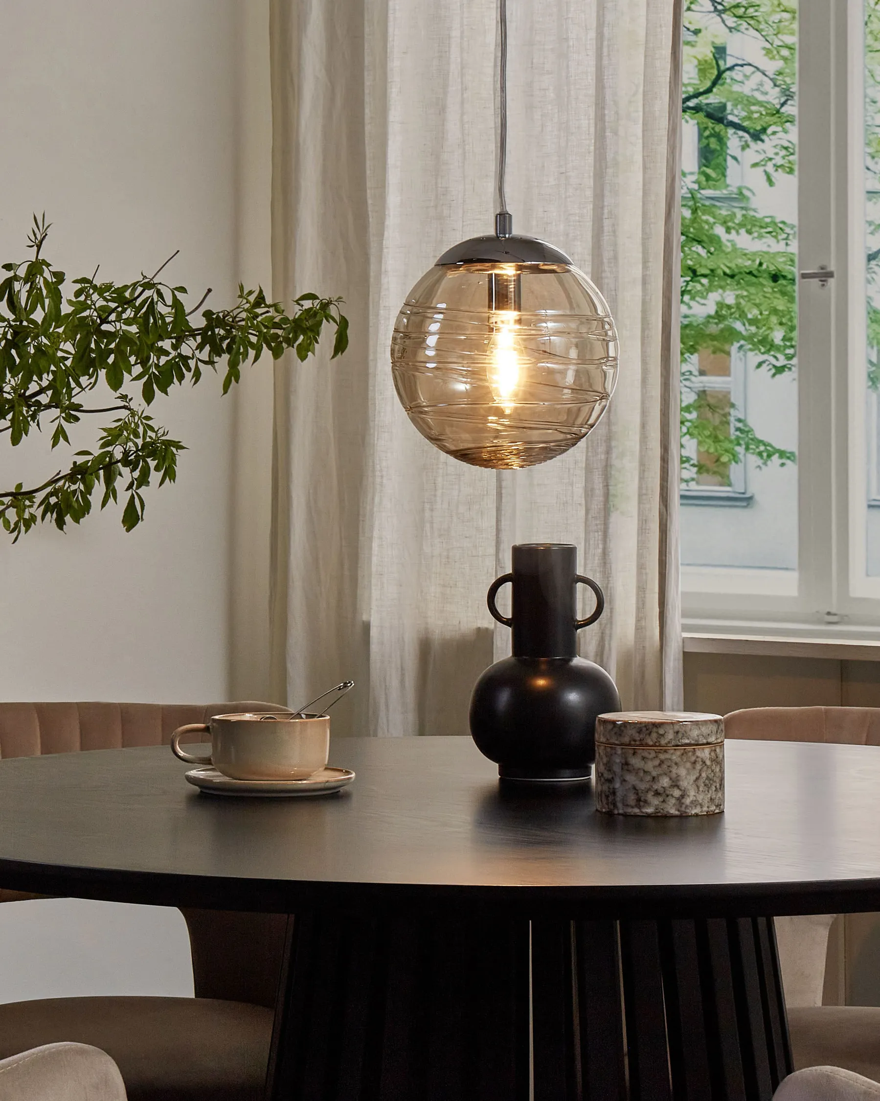 Pendant Lamp MIRNA Glass Gold_749450