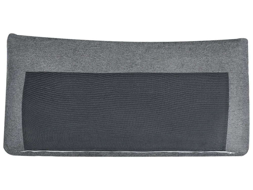 Corner Sofa Bed 3 Seater KARILA with Storage Fabric Dark Grey Right Hand_886061