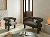 Living Room Set ILBRO Boucle Dark Green