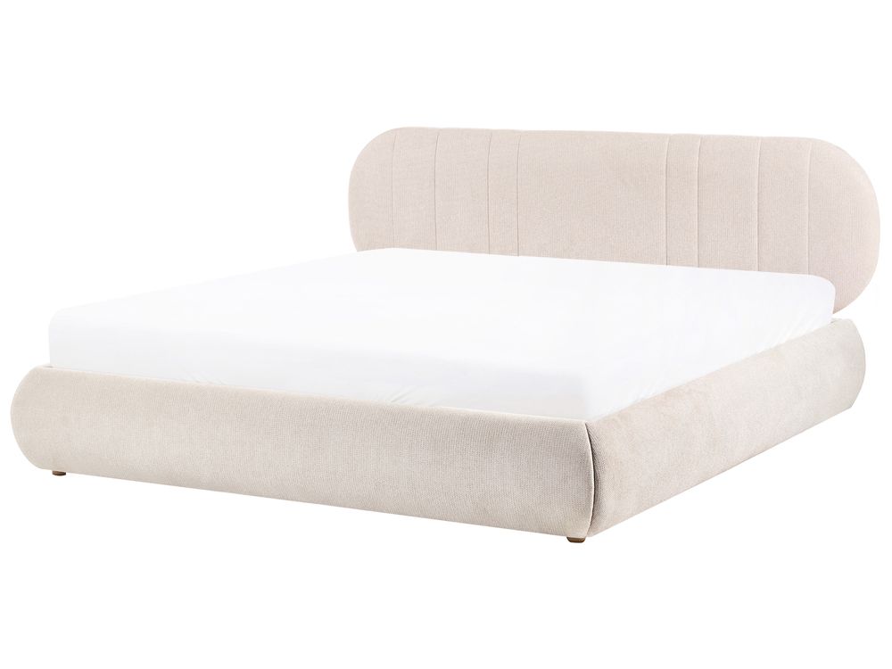 Seng med opbevaring CAMPAN Lys Beige 180 x 200 cm