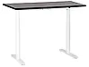 Escritorio de altura regulable eléctrico DESTINAS 120 cm x 72 cm Negro/Blanco