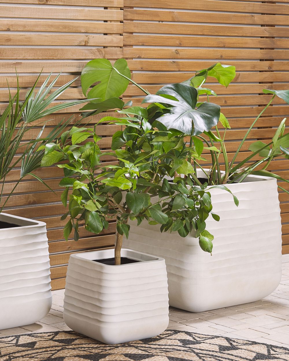 Blim Firenze Vaso Per Fiori In Plastica – Marrone Scuro, Diametro 40 Cm, Atossico E Riciclabile - 3