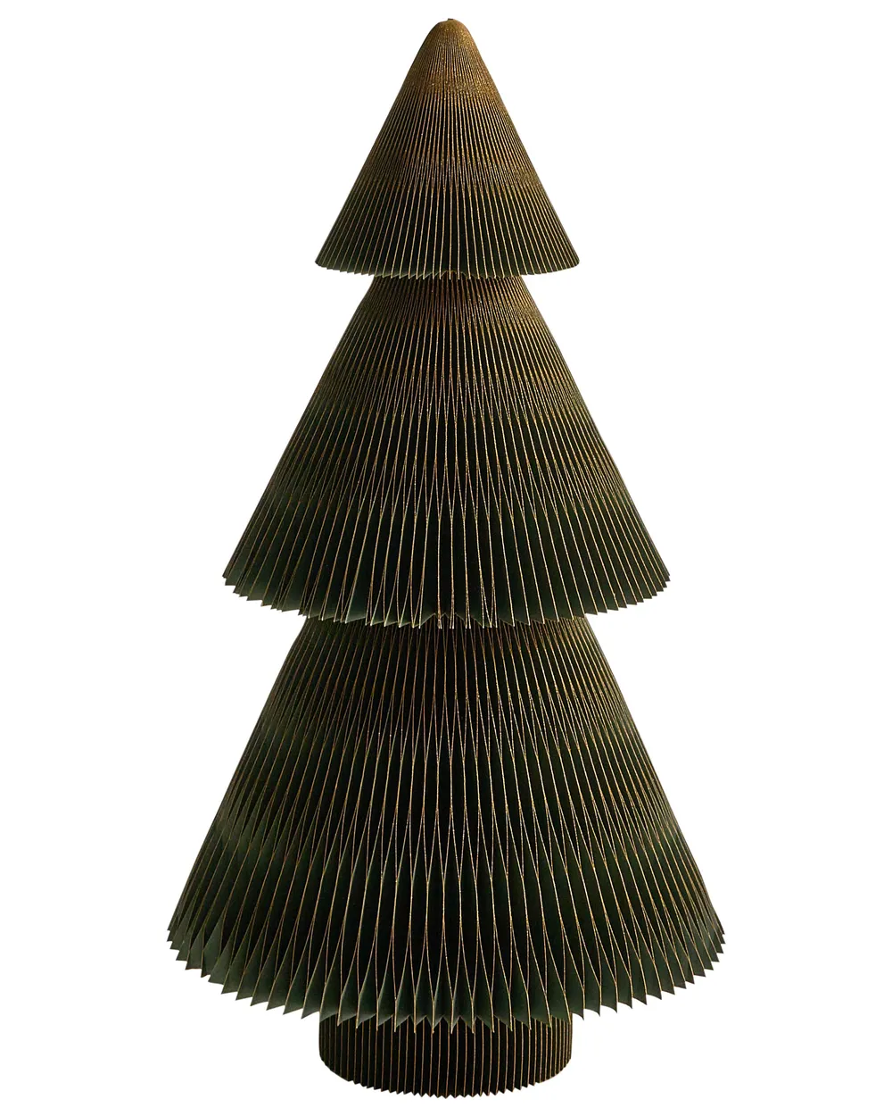 Zestaw 2 dekoracji świątecznych VEFSNA 90/122 cm Choinka Beżowy/ zielony_1030512