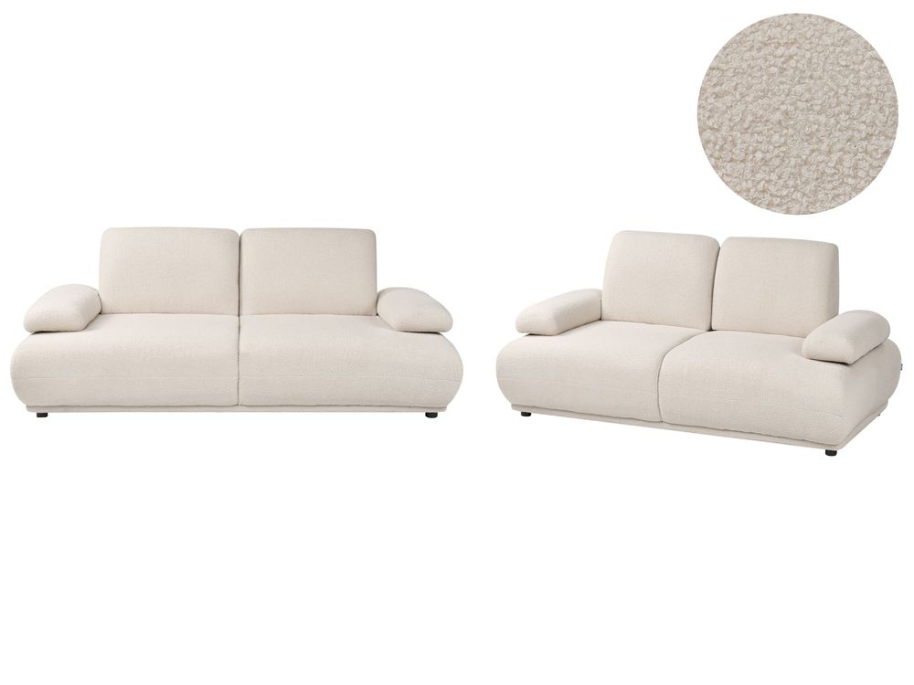 Set de living cu 5 locuri NACKA Boucle Bej