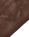 Koberec z umělé zaječí kožešiny 160 x 230 cm hnědý MIRPUR_866620