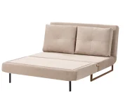 Living Room Set 6 Seater JERSLEV Fabric Light Brown_1013407
