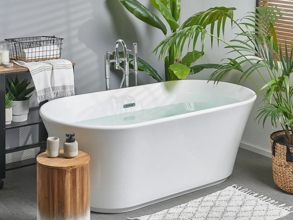 Freestanding Bathtub OVALLE 1700 x 800 mm White_807847