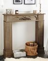 Fireplace Mantel Dark Wood NARNIA_835667