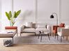 2-seters sofa imitert lin Beige MALMOS _933363