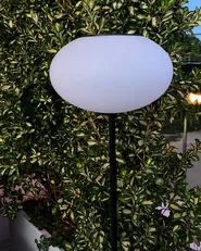 Lampa ogrodowa stojąca solarna LED LUMBE Czarny_1155622