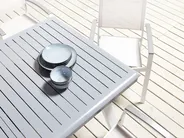 Set da pranzo da giardino 8 posti PERETA Metallo Grigio_891329