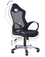 Sedia da ufficio iCHAIR Nero/Bianco_754974