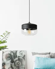 Pendant Lamp MURRAY Glass Black_680378