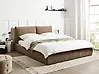 Waterbed Boucle VINAY 160 x 200 cm (EU King Size) Brown