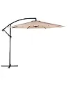 Parasol ogrodowy na wysięgniku 300 cm RAVENNA Beżowy