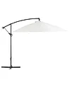 Cantilever Parasol 268 cm CALABRIA II Light Beige
