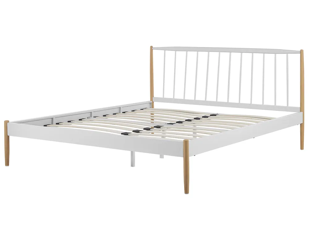 Bed Metal MAURS 180 x 200 cm (EU Super King) White_794549