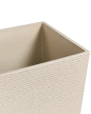 Conjunto de 2 vasos para plantas CYRODALIS 42 cm Creme_1133043