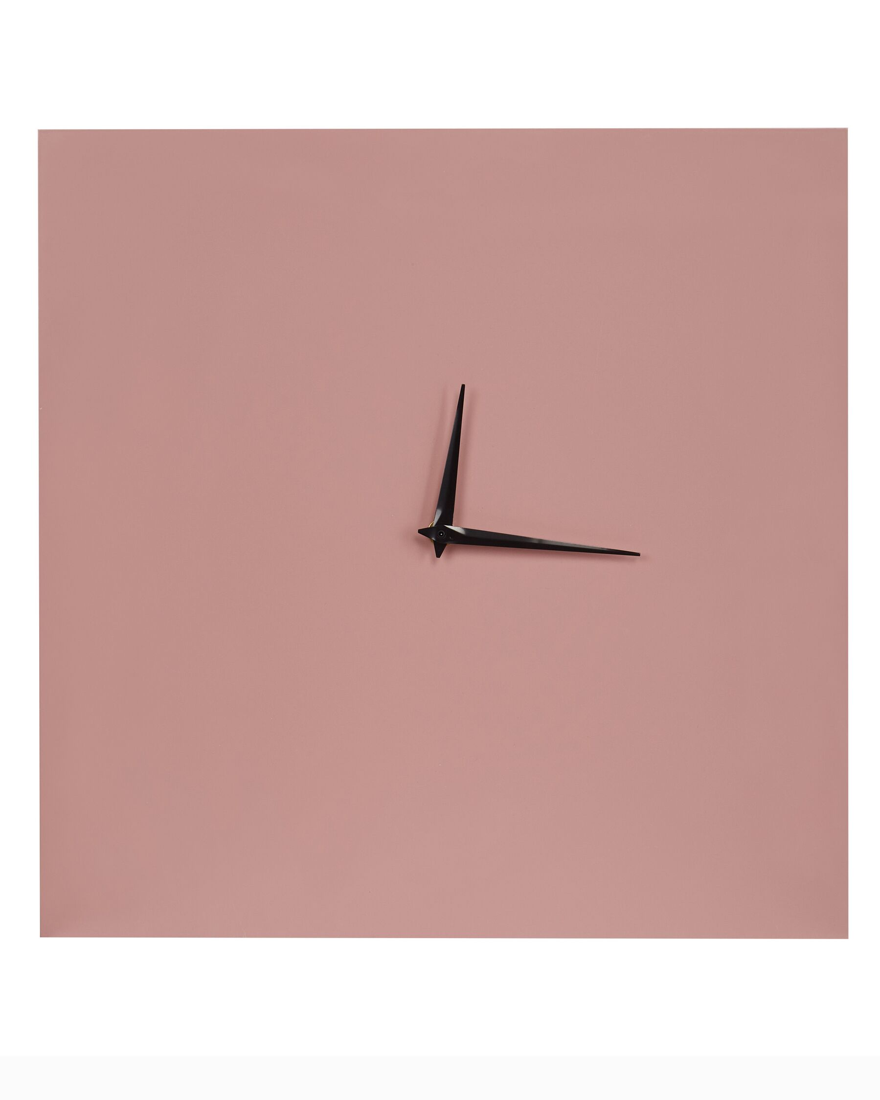 Relógio de parede em ferro rosa 40 x 40 cm TOMAR_915621