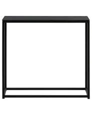 Console Table DELANO Tempered Glass Black_757522