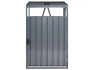 Abrigo para caixote do lixo 240 L PERINALDO Metal Cinzento grafite_1185034