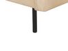 Canapé d'angle droit 4 places en velours beige VINTERBRO_897404