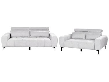 5-Sitzer Sofa Set grau VEGAMO