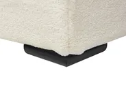 Wasserbett Bouclé ROISEL 160 x 200 cm Hellbeige_937504
