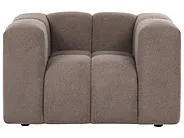 Living Room Set 5 Seater ANTOLA Boucle Taupe_1161703