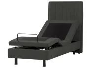 Adjustable Bed Fabric DUKE II 80 x 200 cm (EU Small Single) Dark Grey_987328