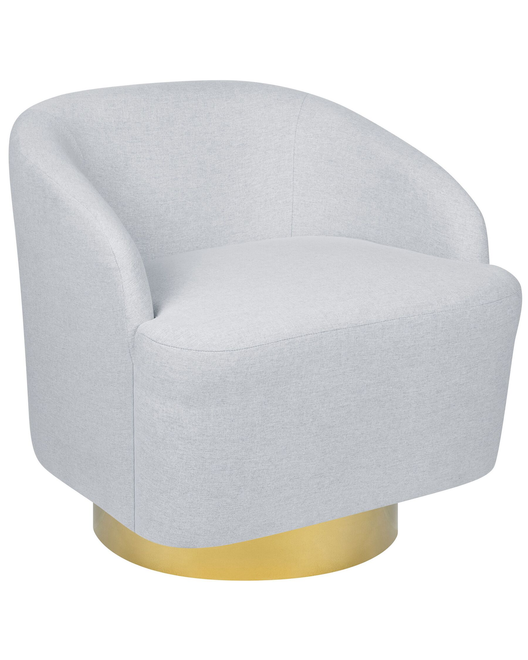 Swivel Armchair Light Grey LAVIK_881327