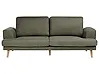 Sofa 3 Seater KILDAL Fabric Green