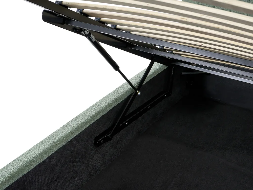Ottoman Bed VION Boucle Green 180 x 200 cm (EU Super King)_1042775