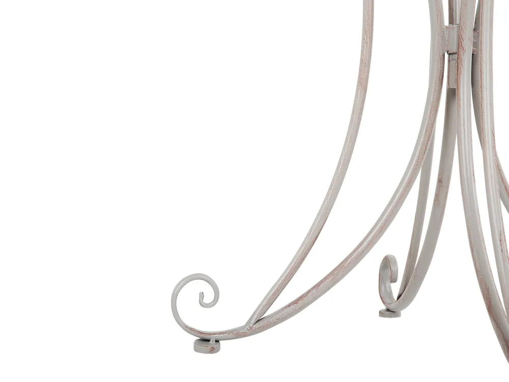 Bistro Table CILENTO 71 cm 71 cm Metal Grey_763382