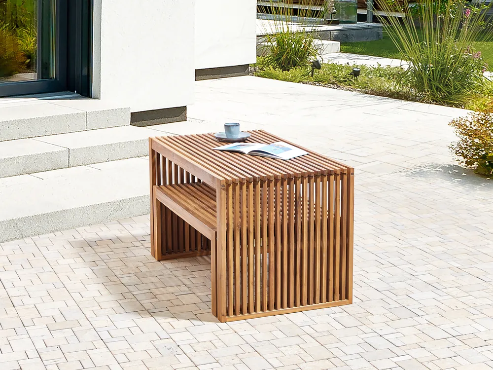 Garden Bench BELLANO 105 cm Acacia Wood Brown