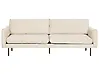 Sofa 3 Seater VINTERBRO Velvet Light Beige