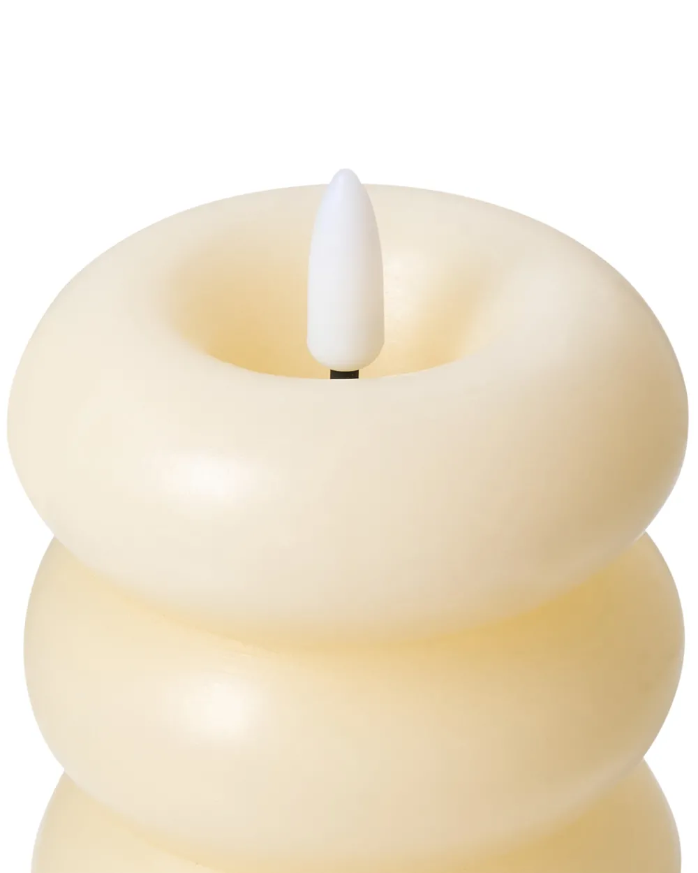 Set of 3 LED Candles ETERNIS 5/8/11 cm Off-White_1015902