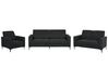 Fabric Living Room Set Black FENES_897848