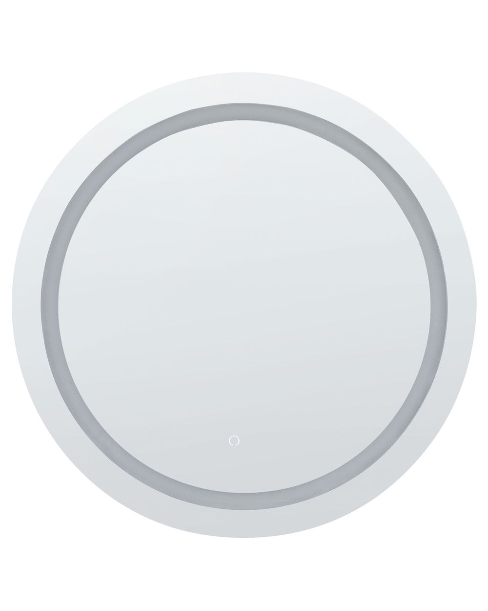 Specchio da bagno con luce LED COURSEULLES 79 cm 79 cm Argento