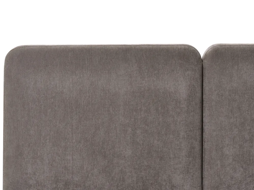 Bett mit Stauraum ARBOIS Chenillegewebe Taupe 140 x 200 cm_1023114