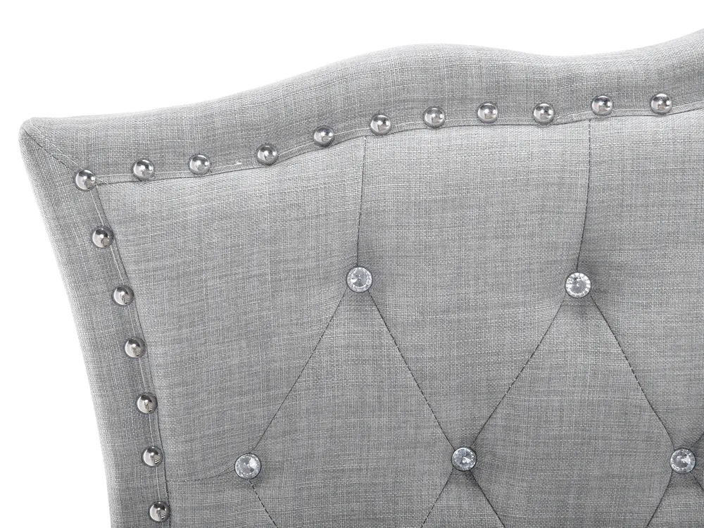 Bed Fabric METZ 90 x 200 cm (EU Single) Light Grey_799449