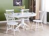 Extending Dining Table 106/150 x 106 cm White AKRON_927583